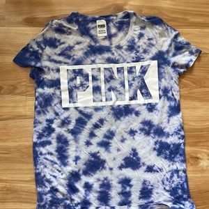 Pink tie dye tee
